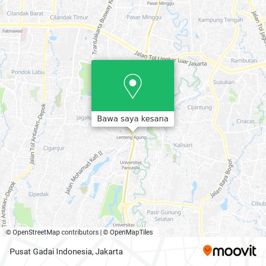 Peta Pusat Gadai Indonesia