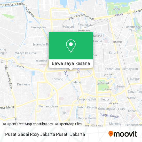 Peta Pusat Gadai Roxy Jakarta Pusat.