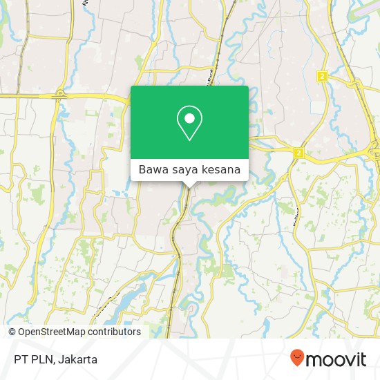 Peta PT PLN, Jalan Lenteng Agung Timur