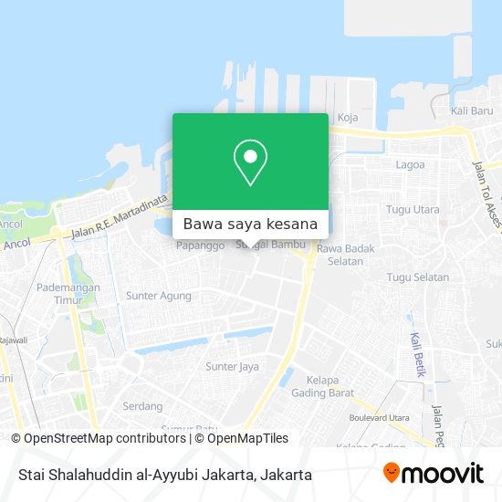 Peta Stai Shalahuddin al-Ayyubi Jakarta