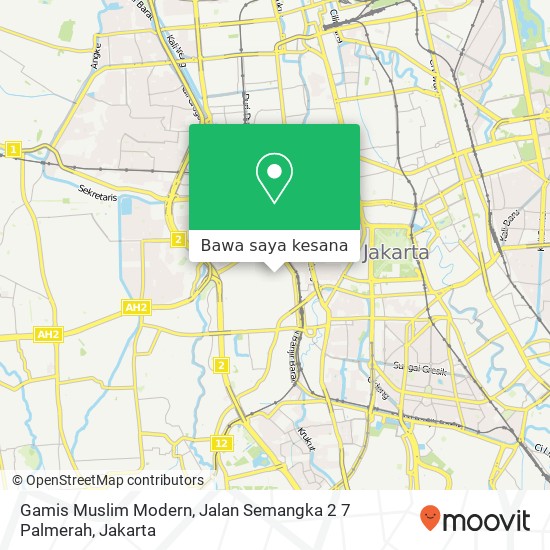 Peta Gamis Muslim Modern, Jalan Semangka 2 7 Palmerah