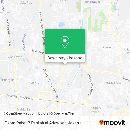Peta Pkbm Paket B Rabi'ah al-Adawiyah