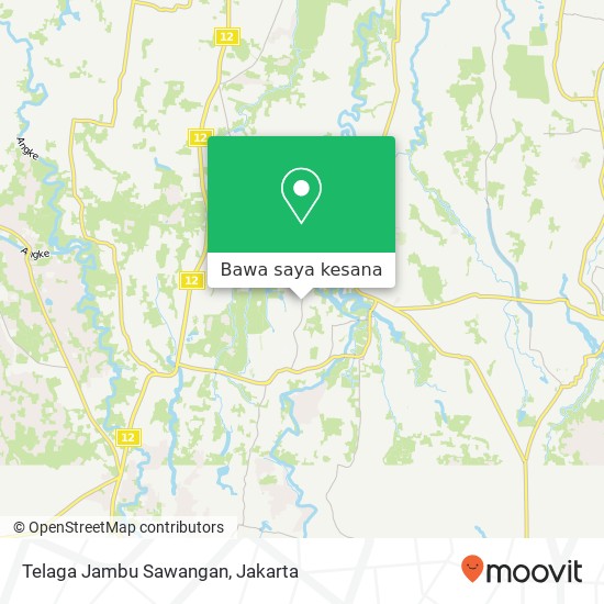 Peta Telaga Jambu Sawangan, Jalan Abdul Wahab