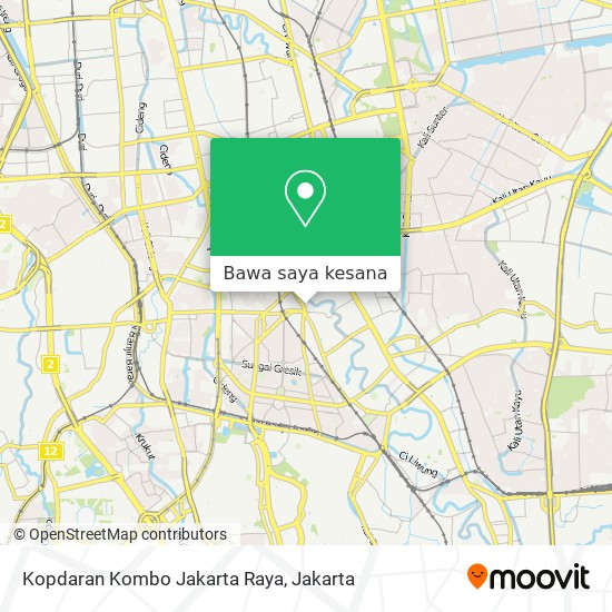 Peta Kopdaran Kombo Jakarta Raya