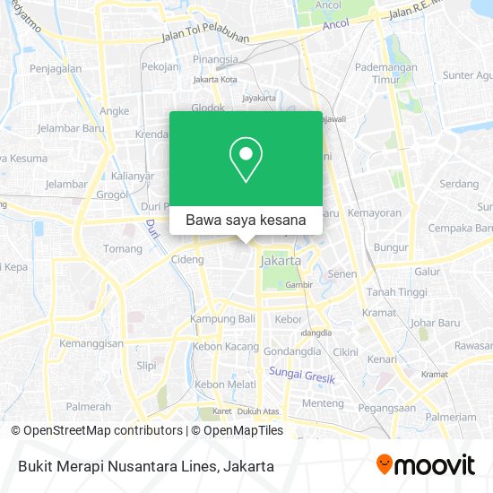 Peta Bukit Merapi Nusantara Lines