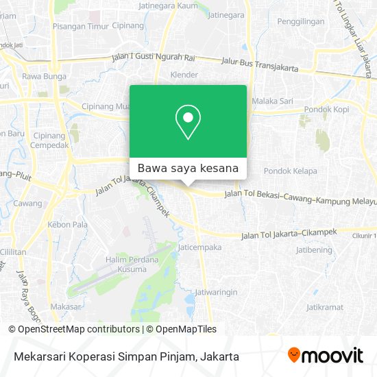 Peta Mekarsari Koperasi Simpan Pinjam