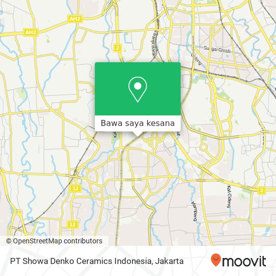 Peta PT Showa Denko Ceramics Indonesia