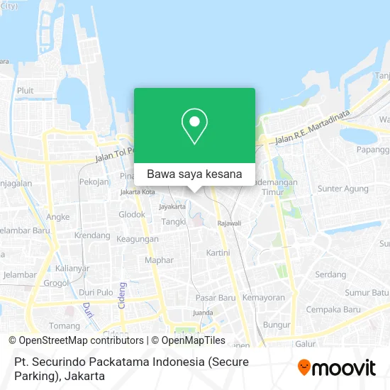Peta Pt. Securindo Packatama Indonesia (Secure Parking)