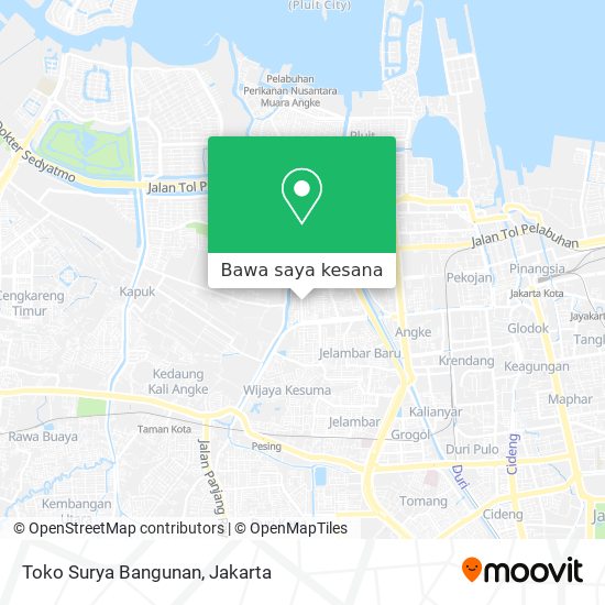 Peta Toko Surya Bangunan