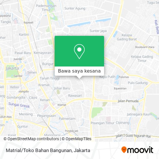 Peta Matrial/Toko Bahan Bangunan