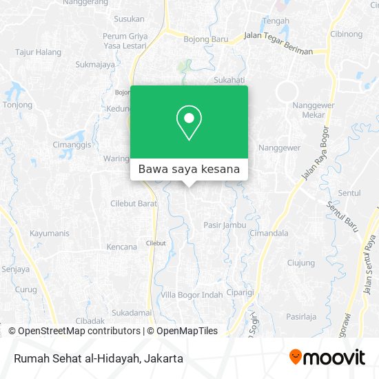 Peta Rumah Sehat al-Hidayah