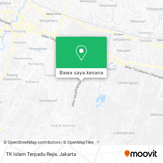 Peta TK Islam Terpadu Rejis