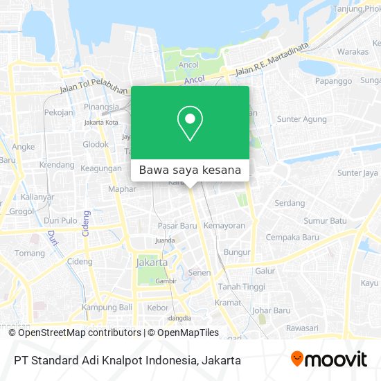 Peta PT Standard Adi Knalpot Indonesia