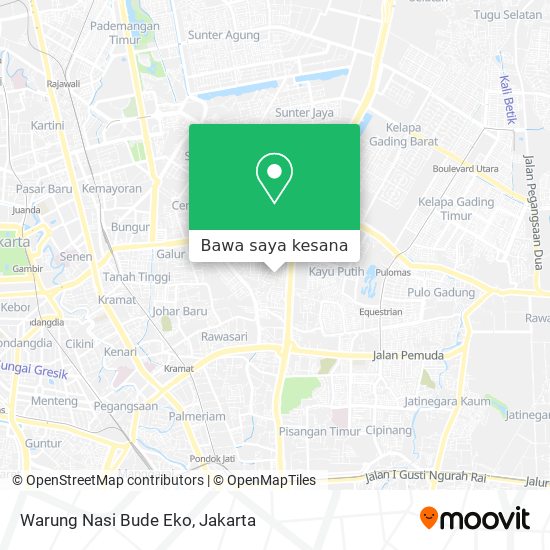 Peta Warung Nasi Bude Eko