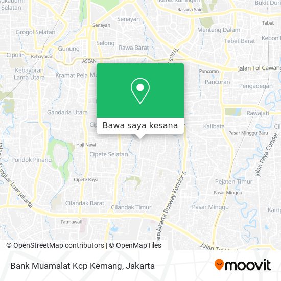 Peta Bank Muamalat Kcp Kemang