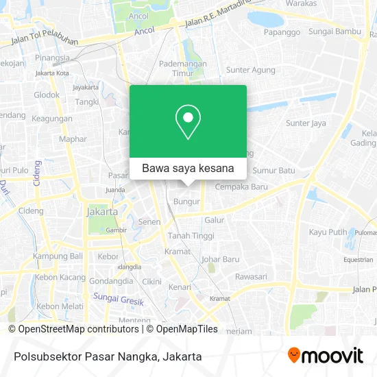 Peta Polsubsektor Pasar Nangka