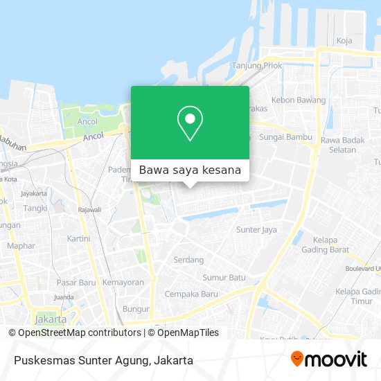 Peta Puskesmas Sunter Agung