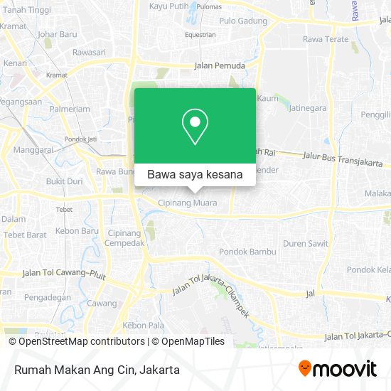 Peta Rumah Makan Ang Cin