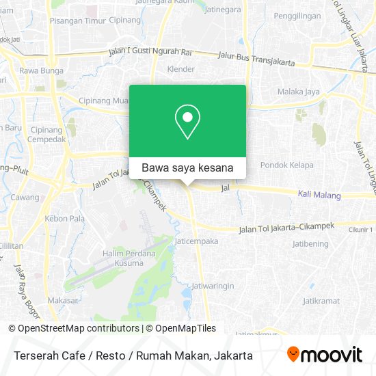 Peta Terserah Cafe / Resto / Rumah Makan