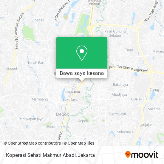 Peta Koperasi Sehati Makmur Abadi