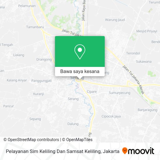 Peta Pelayanan Sim Keliling Dan Samsat Keliling