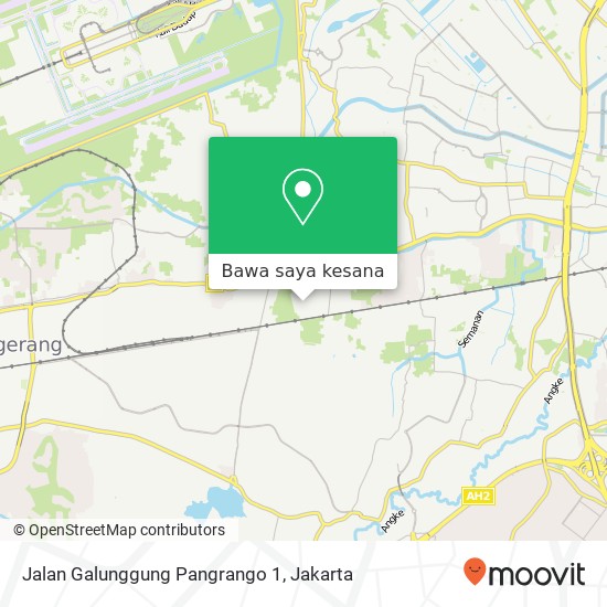 Peta Jalan Galunggung Pangrango 1, Batuceper