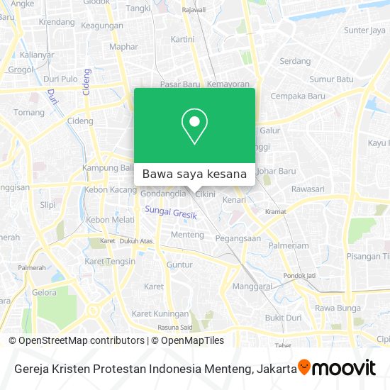 Peta Gereja Kristen Protestan Indonesia Menteng