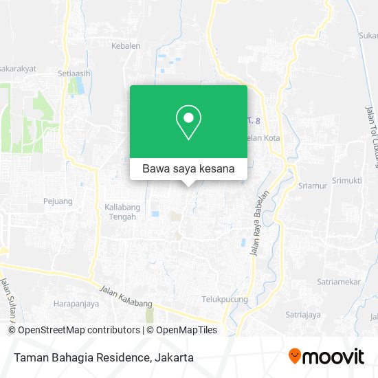 Peta Taman Bahagia Residence, Taman Bahagia Residence