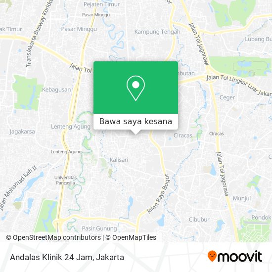 Peta Andalas Klinik 24 Jam