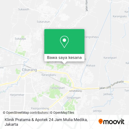 Peta Klinik Pratama & Apotek 24 Jam Mulia Medika