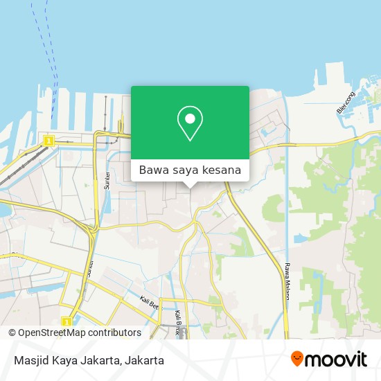 Peta Masjid Kaya Jakarta