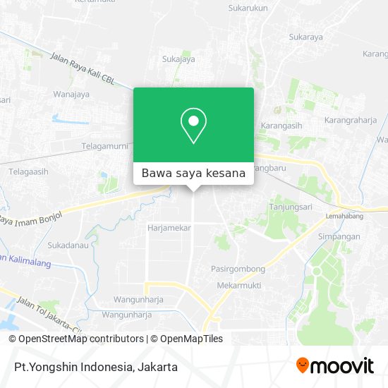 Peta Pt.Yongshin Indonesia