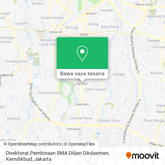 Peta Direktorat Pembinaan SMA Ditjen Dikdasmen, Kemdikbud