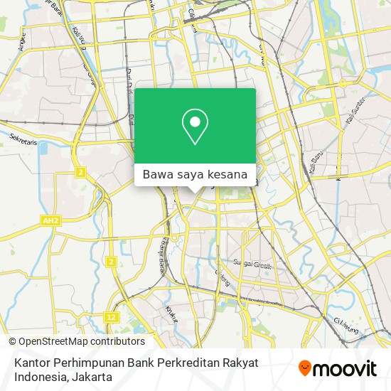 Peta Kantor Perhimpunan Bank Perkreditan Rakyat Indonesia