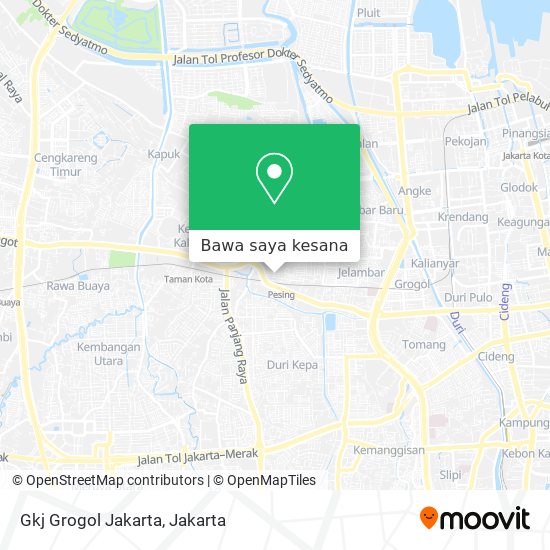 Peta Gkj Grogol Jakarta