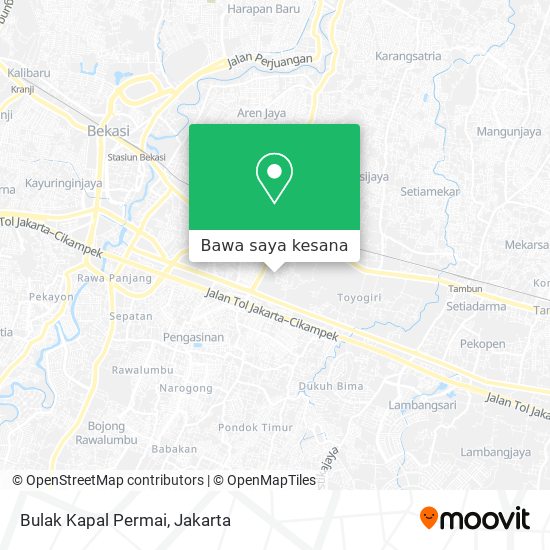 Peta Bulak Kapal Permai