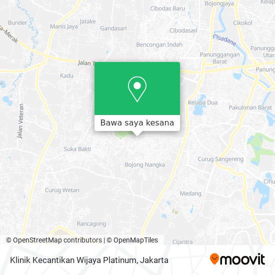 Peta Klinik Kecantikan Wijaya Platinum