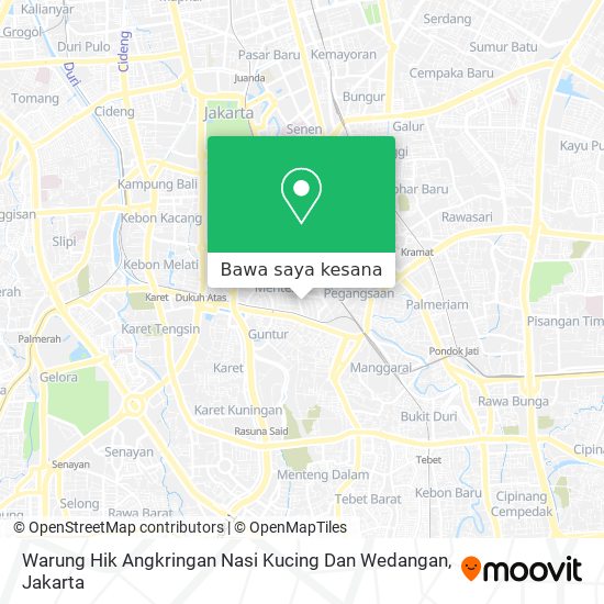 Peta Warung Hik Angkringan Nasi Kucing Dan Wedangan