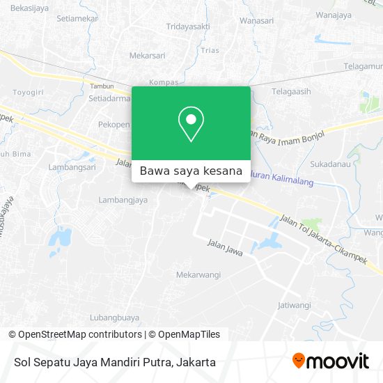 Peta Sol Sepatu Jaya Mandiri Putra