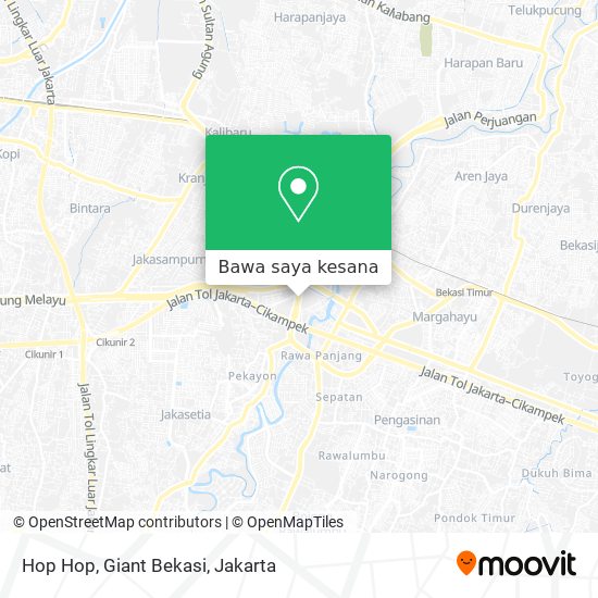 Peta Hop Hop, Giant Bekasi