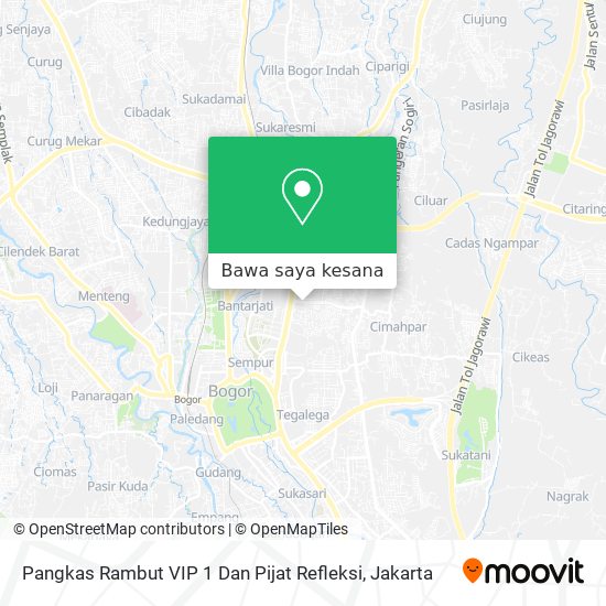 Peta Pangkas Rambut VIP 1 Dan Pijat Refleksi