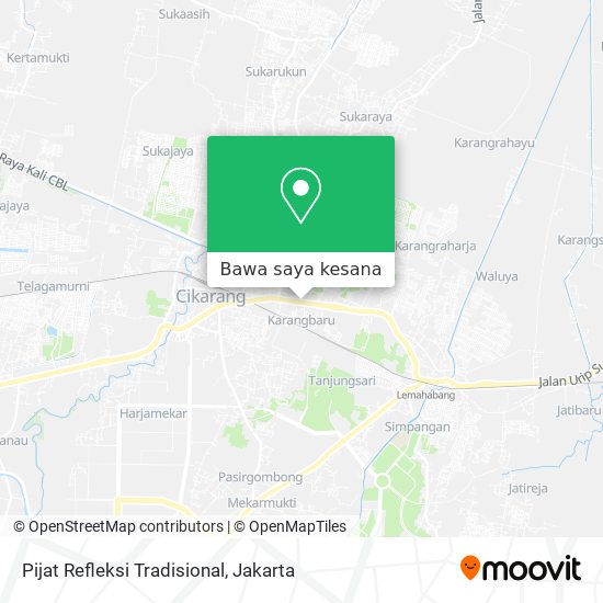 Peta Pijat Refleksi Tradisional