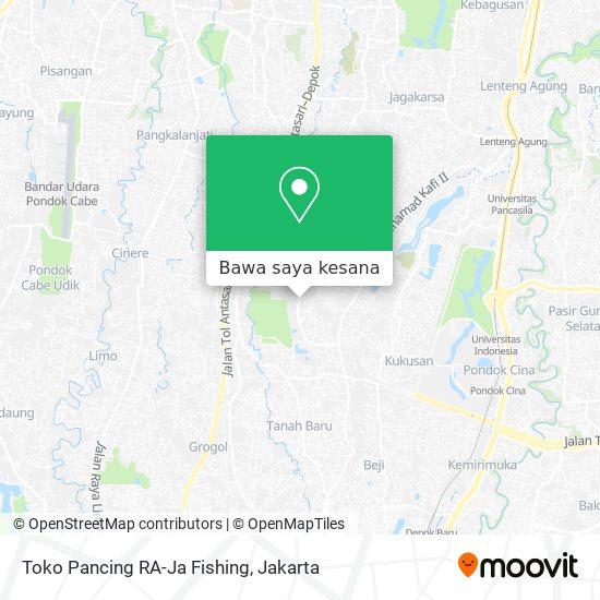 Peta Toko Pancing RA-Ja Fishing
