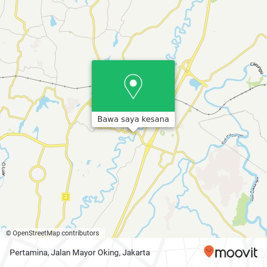 Peta Pertamina, Jalan Mayor Oking