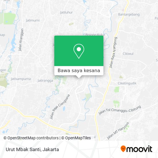 Peta Urut Mbak Santi