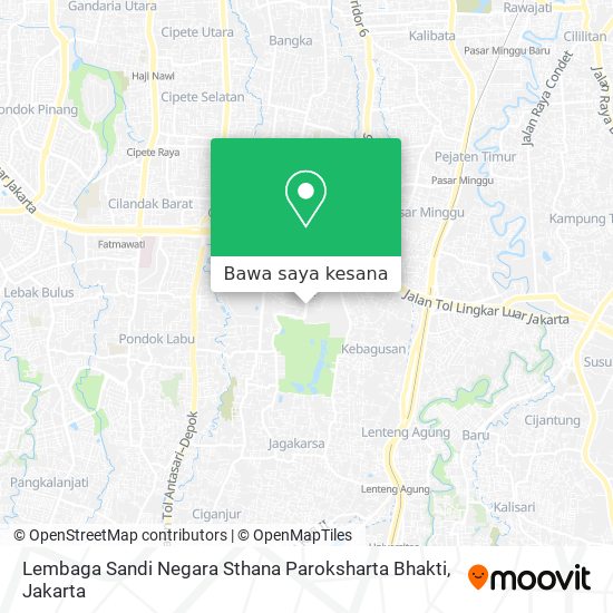 Peta Lembaga Sandi Negara Sthana Paroksharta Bhakti