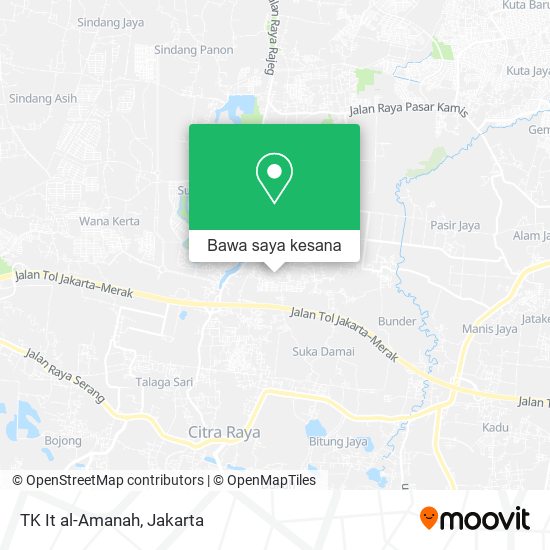 Peta TK It al-Amanah, Bukit Tiara Griya Ganesha