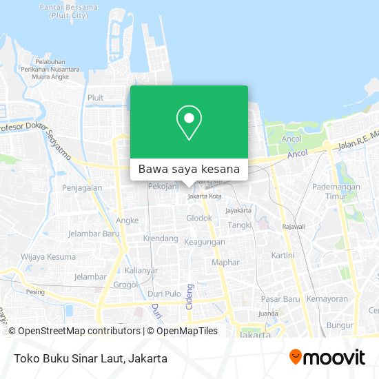 Peta Toko Buku Sinar Laut