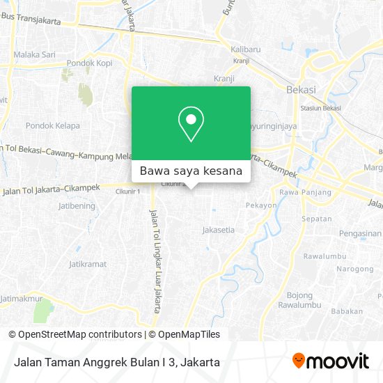 Peta Jalan Taman Anggrek Bulan I 3