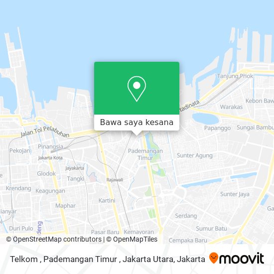 Peta Telkom , Pademangan Timur , Jakarta Utara